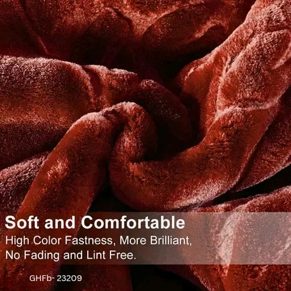 GHFb-23209 Premium Super Soft Plush Single Bed Ac Blanket - Free Size