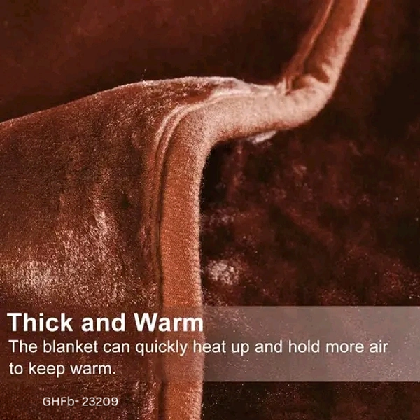GHFb-23209 Premium Super Soft Plush Single Bed Ac Blanket - Free Size