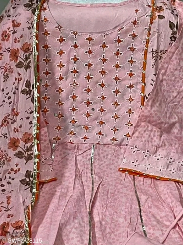 GWPa-28115 Plus Size Women Kurta Sets - XL