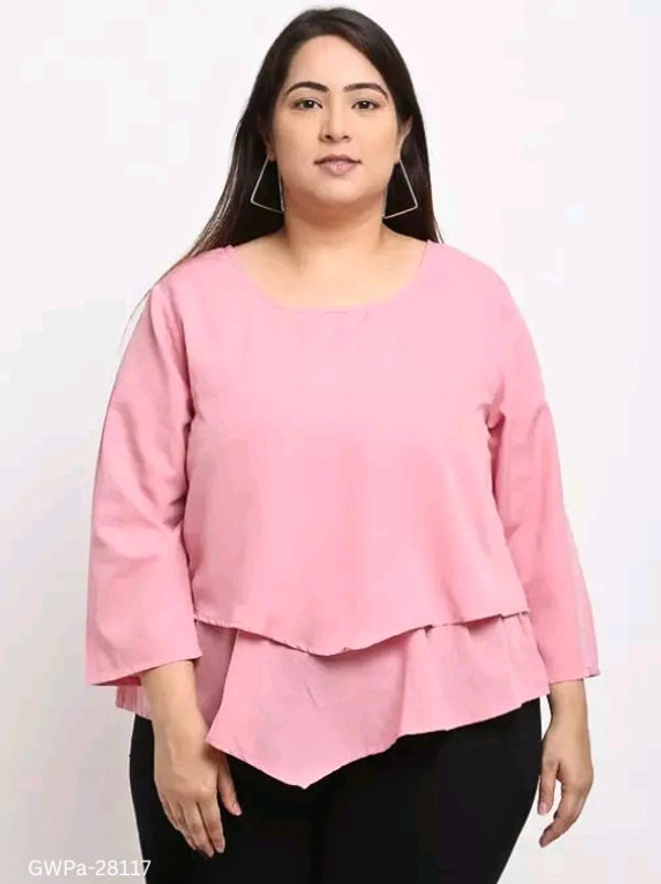 GWPa-28117 Round Neck Tops - 5XL