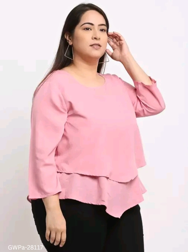 GWPa-28117 Round Neck Tops - 5XL