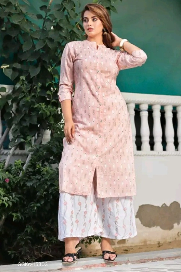 GGKc-15303 Fabulous Women Kurta Palazzo Set - 3XL