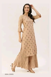 GGKc-15305 Stylish Women Kurta & Sharara Set - XXL