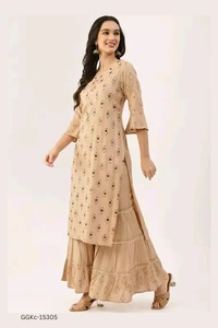 GGKc-15305 Stylish Women Kurta & Sharara Set - XXL