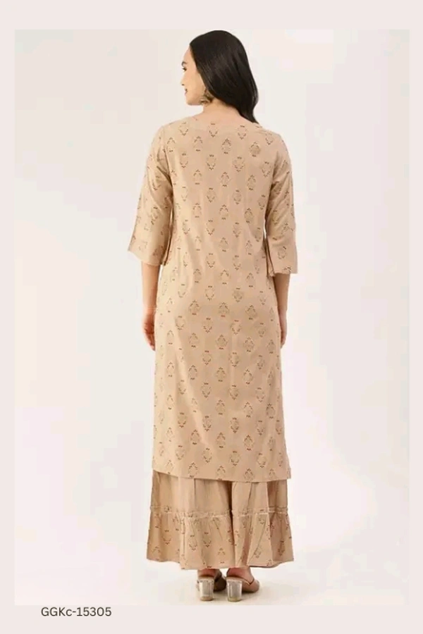 GGKc-15305 Stylish Women Kurta & Sharara Set - XXL