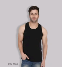 GIWa-22113 Stylish Men Vest Black Colour - L
