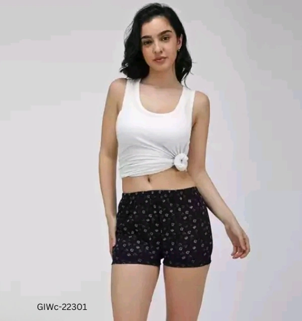 GIWc-22301 Pure Cotton Printed Bloomers Kids Innerwear - 11-12 Years