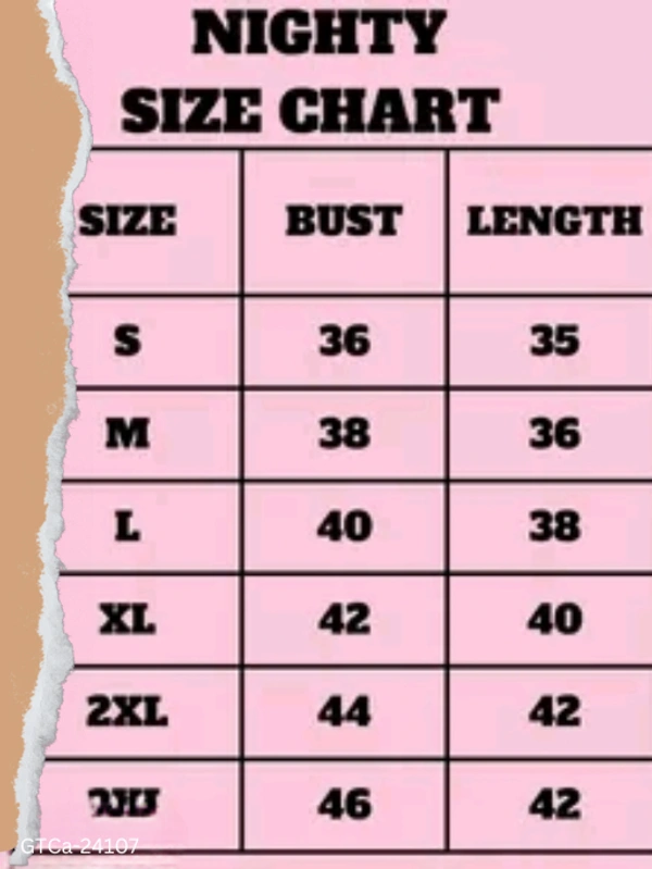 GTCa-24107 Trendy Short Cami Nighty Dress - XXL