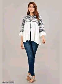GWPa-28118 Viscose Rayon Top - XL