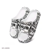 GFc-16306 Comfortable New Trandy Boys Slides - 10-11 Years