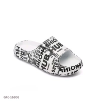 GFc-16306 Comfortable New Trandy Boys Slides - 10-11 Years