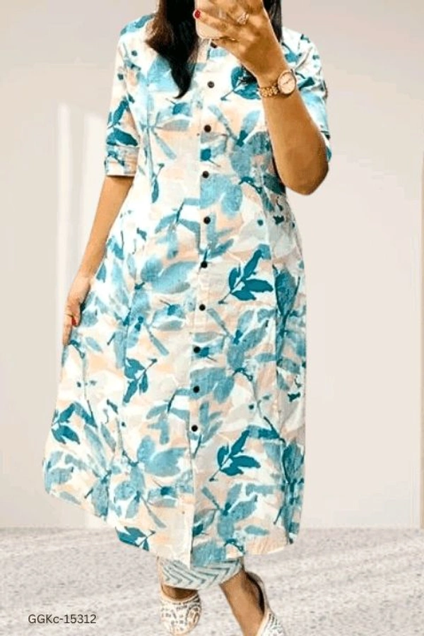 GGKc- 15312 Beautyful Kurti With Plazzo - M