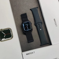*PRESENTING  YOU  ALL NEW  44 MM  SERIES 7APPLE  LOGO WATCH* 🔥 - Black Gold Silver ✓