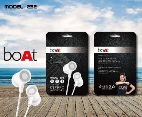 Boat Earphone - White