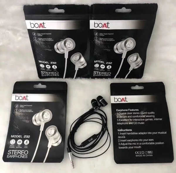 Boat Earphone - White