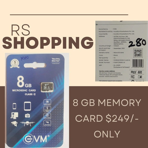 8GB Memory Card