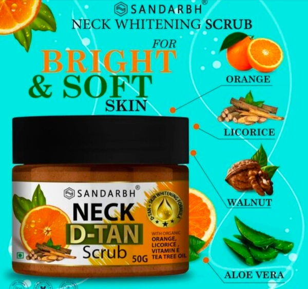 Sandarbh Advanced Skin Brightening Scrub For Neck (50 gm)