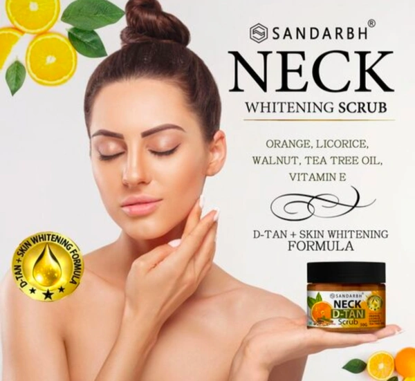 Sandarbh Advanced Skin Brightening Scrub For Neck (50 gm)