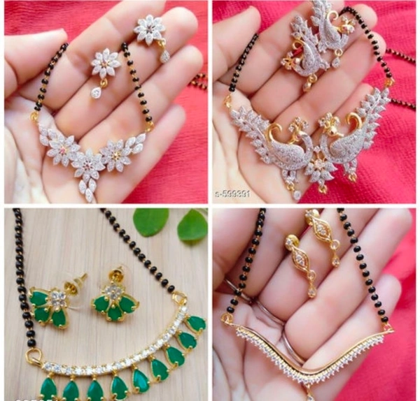 Trendy Alloy Mangalsutra Set Of Four