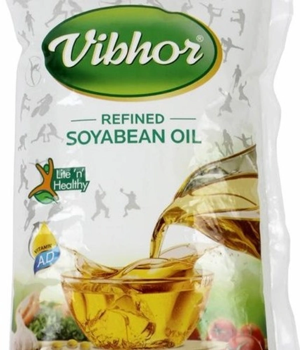 Vibhor Soyabean Oil - 1ltr