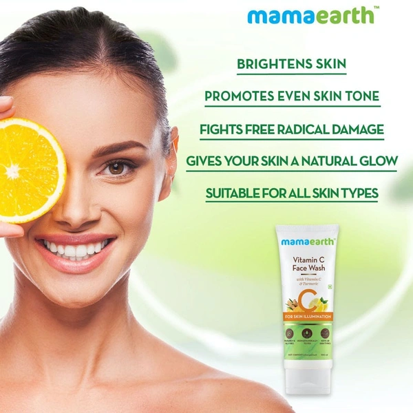 Mamaearth Vitamin C Facewash  - 80ml