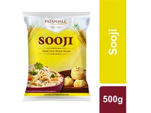 Patanjali Sooji  - 500g