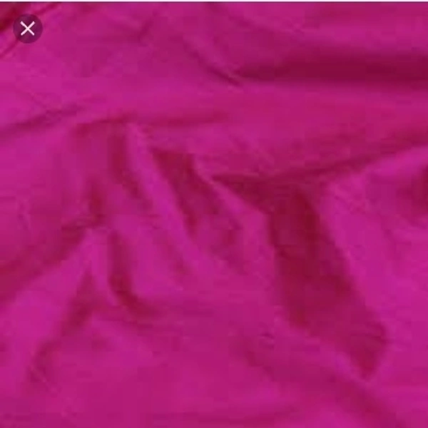 2meter Rani Pink Raw Silk Fabric
