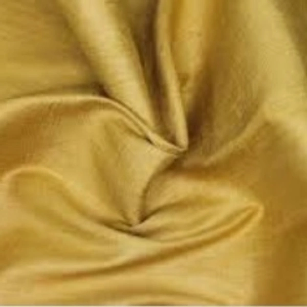 2 Meter Golden Raw Silk Fabric