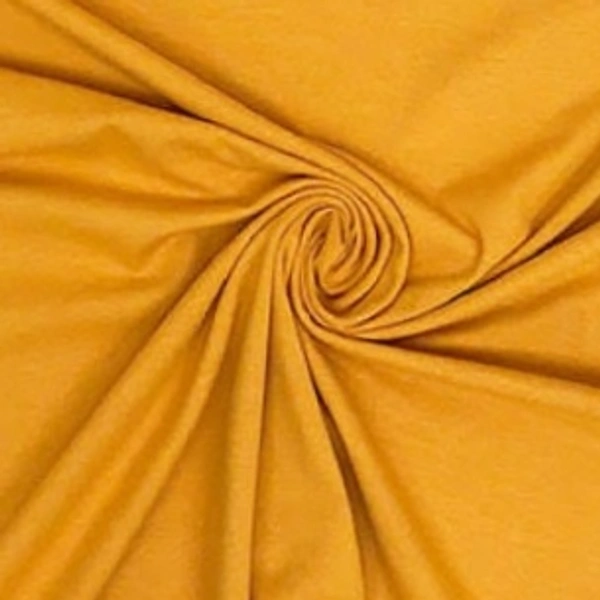 2.5meter Yellow Solid Cotton Fabric