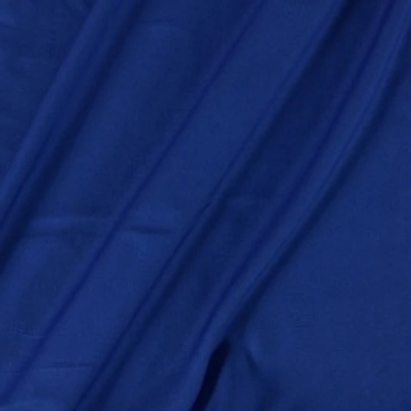 2.5meter Royal Blue Solid Cotton Fabric