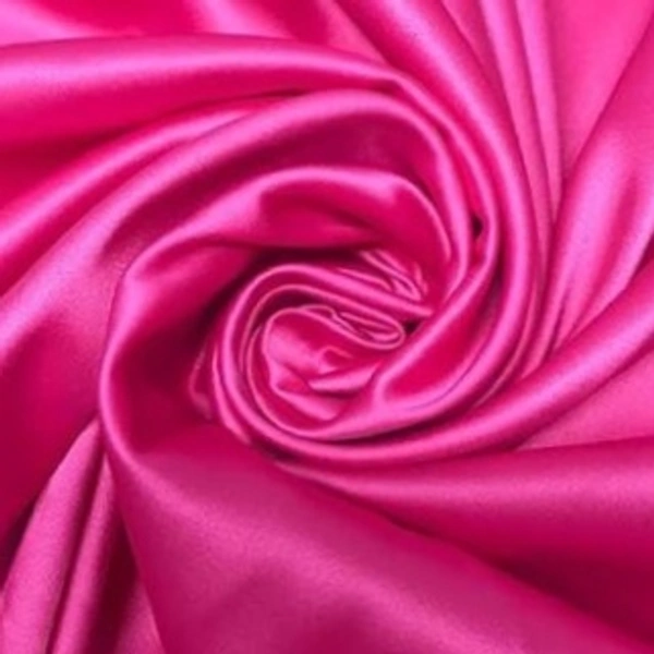 2meter Pink Silky Satin Fabric