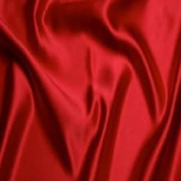 2meter Red Silky Satin Fabric