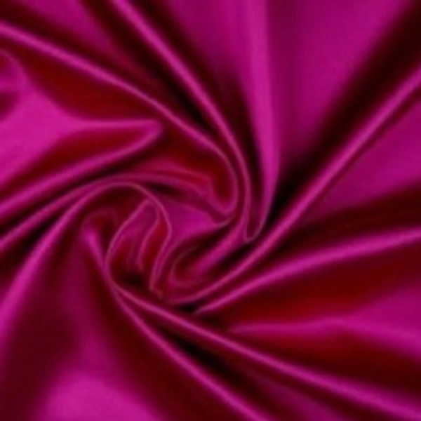 2metet Magenta Silky Satin Fabric