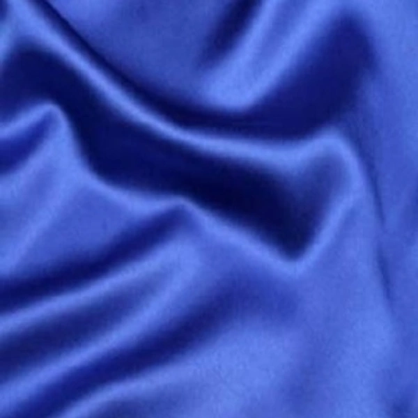 2meter Blue Silky Satin Fabric