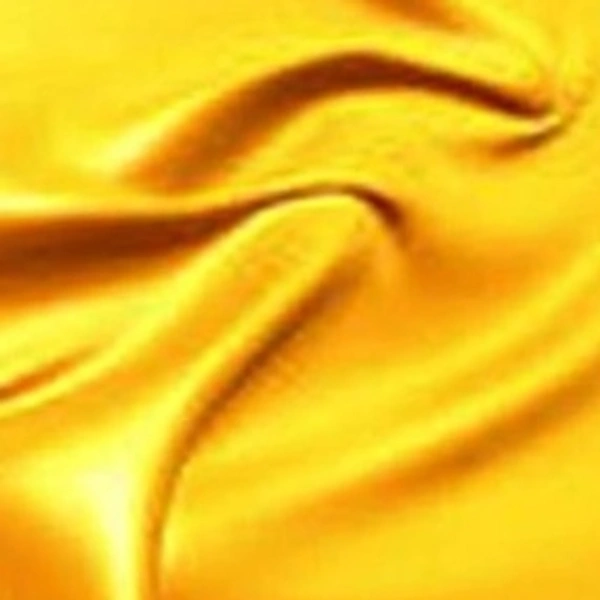 2 Meter yellow Silky Satin Fabric