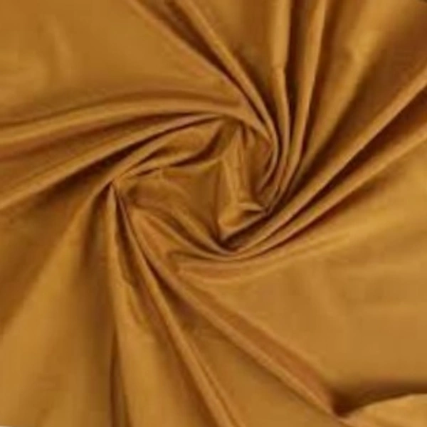 2.5meter Mustard Cotton Silk Fabric