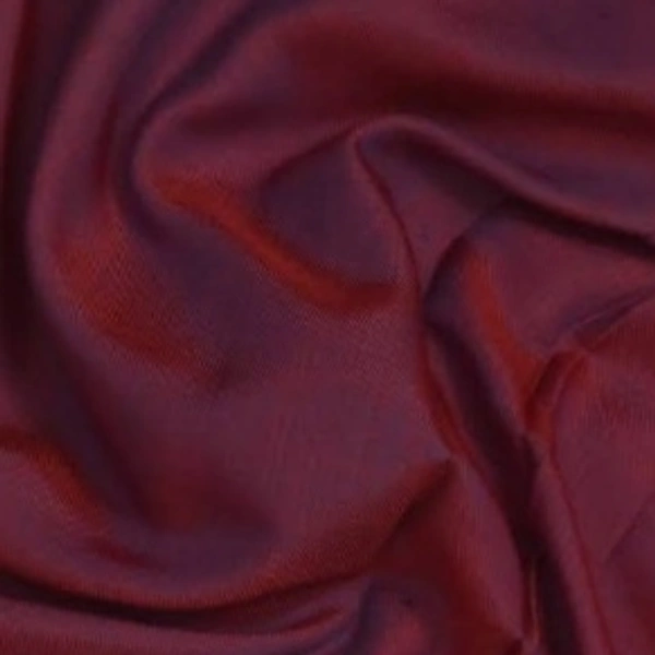 2.5meter Maroon Cotton Silk Fabric