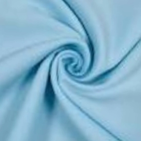 2.5meter Baby Blue Color Crepe Fabric