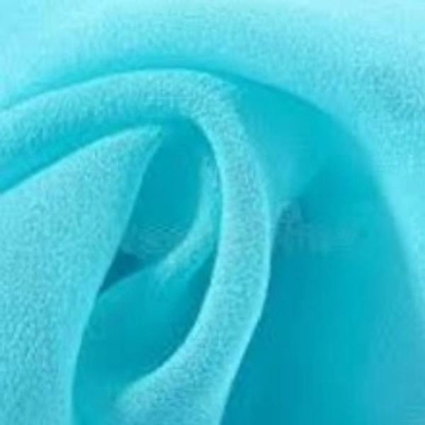 2.5meter Sky Blue Crepe Fabric