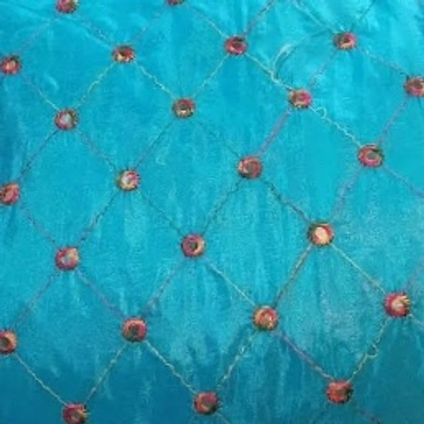 1 meter Peacock Blue Fabric