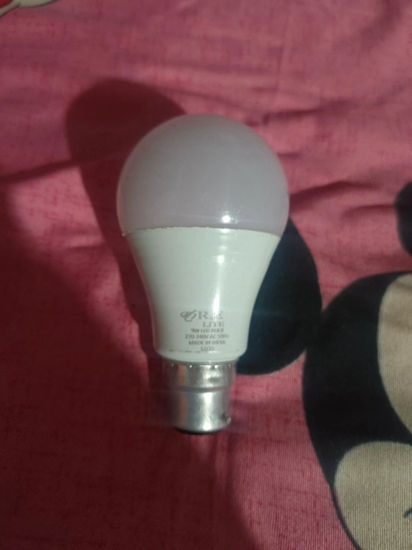 R.E LITE  R.E Lite 9 Watt 1 Year Warranty  - White, 60.mm