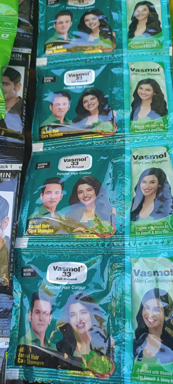 Vasmol Powder Hair Colour Black 