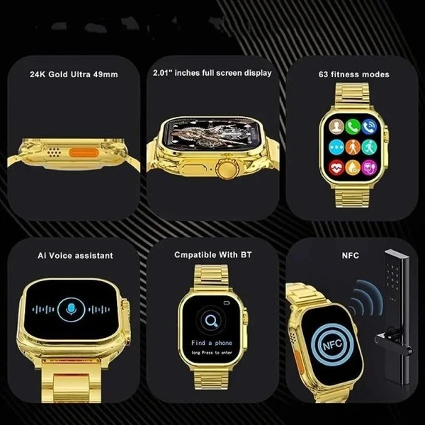 Golden Smart Watch