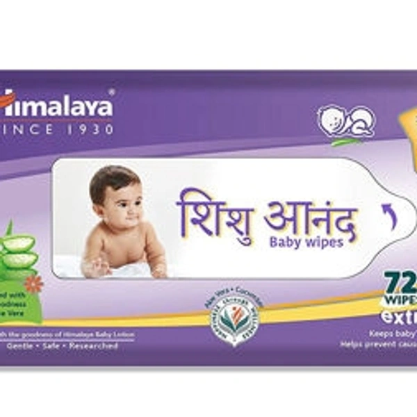 HIMALAYA SHISHU ANAND 72 WIPES