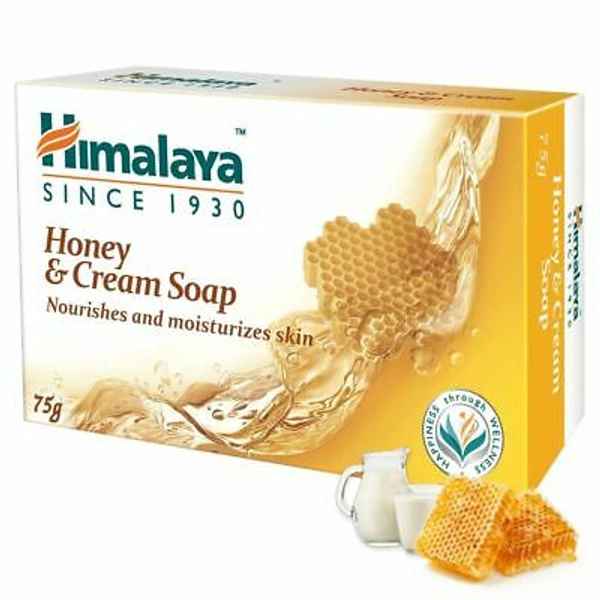 HIMALAYA HONEY & CREAM SOAP 75 GM