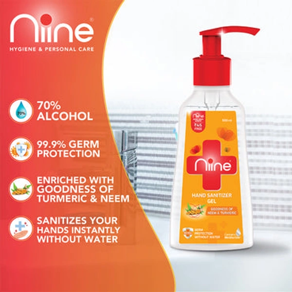NIINE HAND SANITIZER GEL 100ML