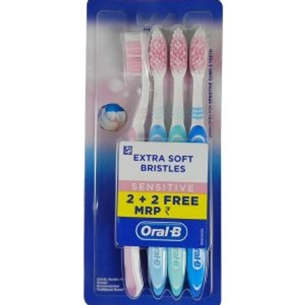 ORAL-B SENS.BRISTLES TB 4PC SET
