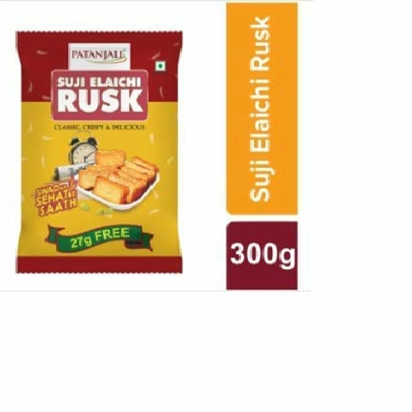 PATANJALI SUJI E RUSK 300G
