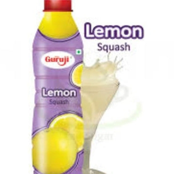 GURUJI LEMON SQUASH 750ML