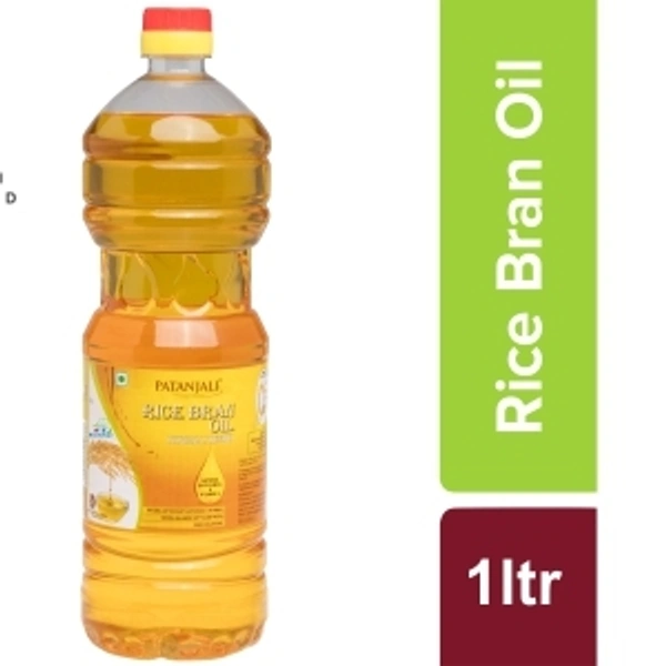 PATANJALI RICE BRAN OIL 1LTR
